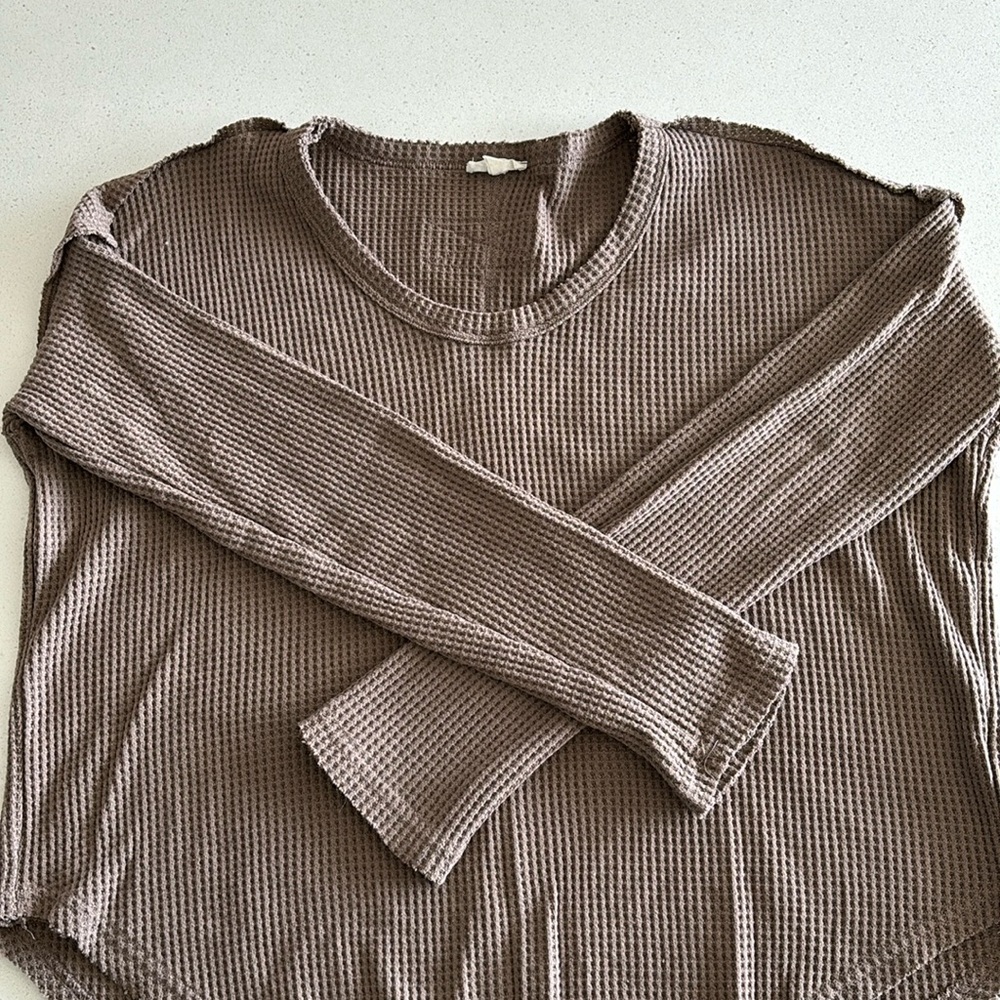 La Miel Waffle Sweater